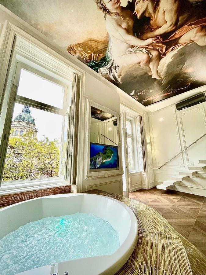 Vip Jacuzzi Luxury Lejlighed Budapest Eksteriør billede