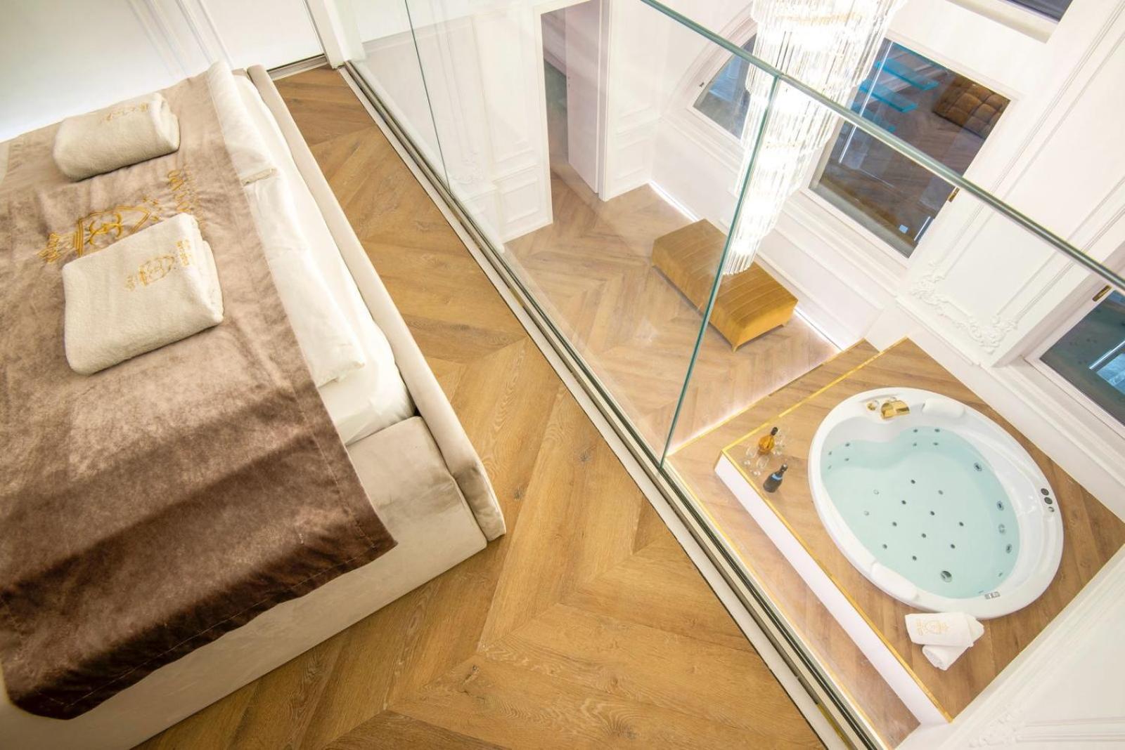 Vip Jacuzzi Luxury Lejlighed Budapest Eksteriør billede